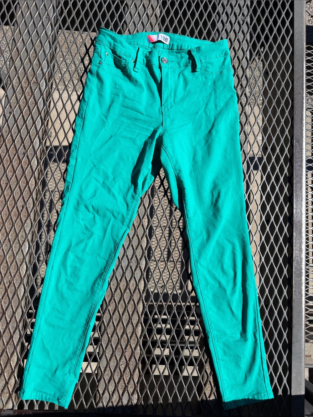 YMI Vibrant Teal Stretch Pants